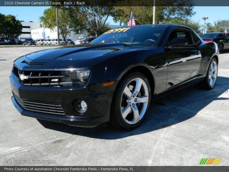Black / Black 2010 Chevrolet Camaro SS Coupe