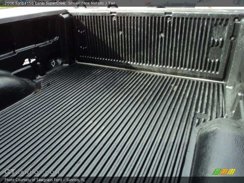 Smokestone Metallic / Tan 2006 Ford F150 Lariat SuperCrew