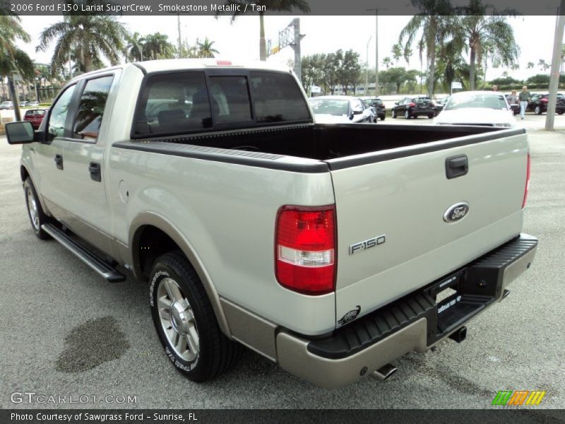 Smokestone Metallic / Tan 2006 Ford F150 Lariat SuperCrew