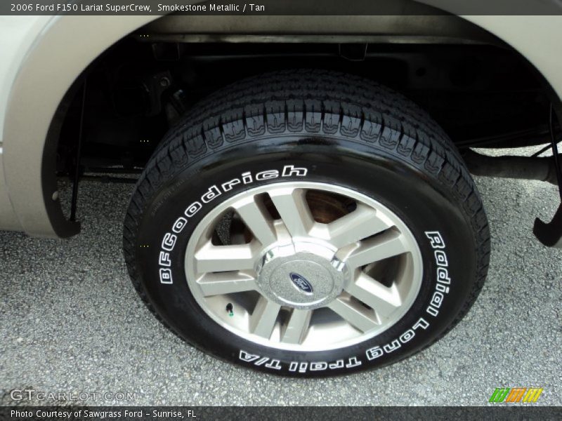 Smokestone Metallic / Tan 2006 Ford F150 Lariat SuperCrew
