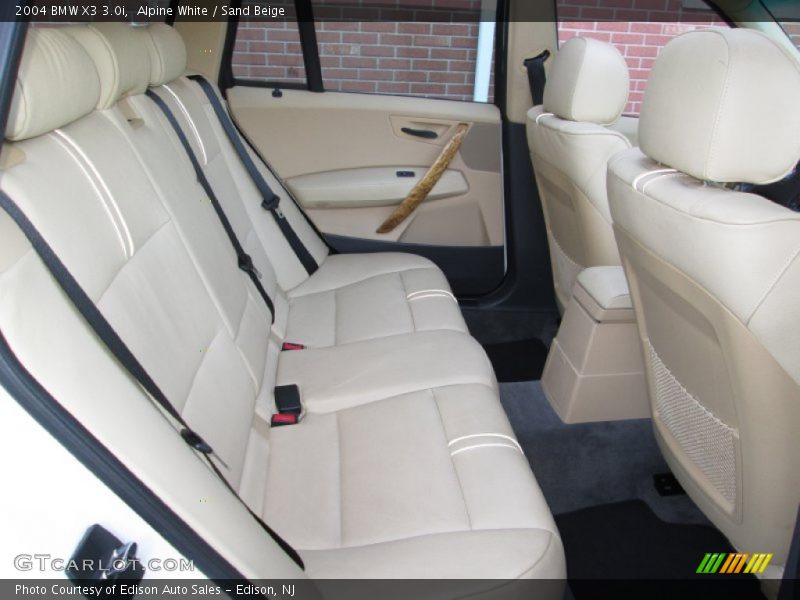Alpine White / Sand Beige 2004 BMW X3 3.0i
