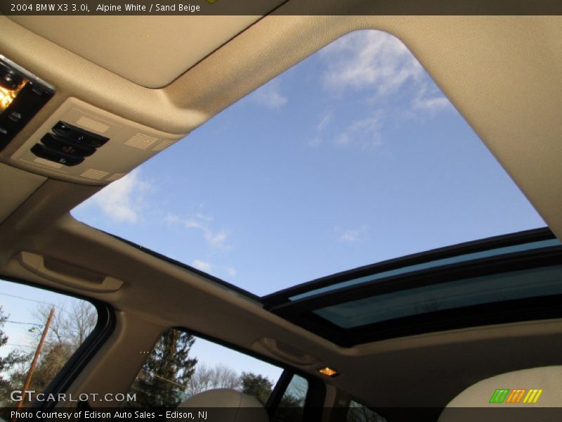 Alpine White / Sand Beige 2004 BMW X3 3.0i