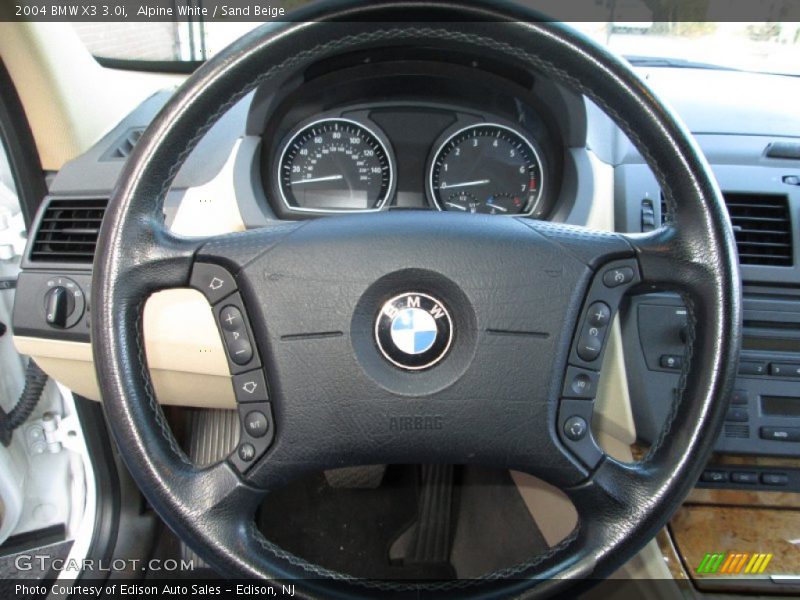 Alpine White / Sand Beige 2004 BMW X3 3.0i