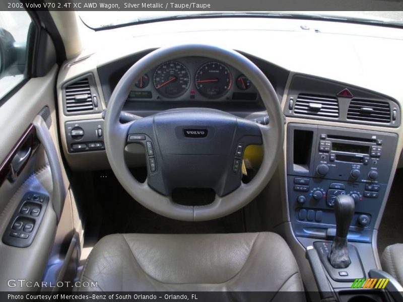 Silver Metallic / Taupe/Taupe 2002 Volvo V70 2.4T XC AWD Wagon