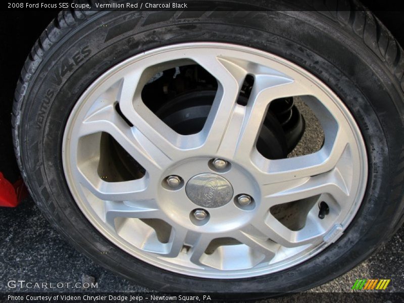 Vermillion Red / Charcoal Black 2008 Ford Focus SES Coupe