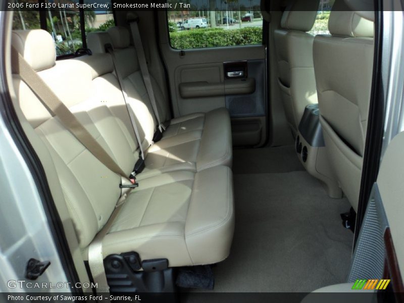 Smokestone Metallic / Tan 2006 Ford F150 Lariat SuperCrew