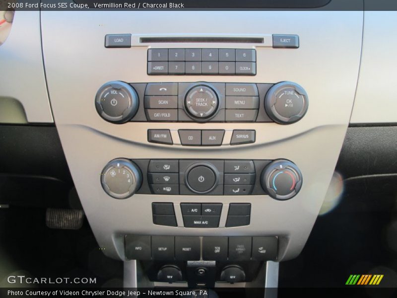 Vermillion Red / Charcoal Black 2008 Ford Focus SES Coupe