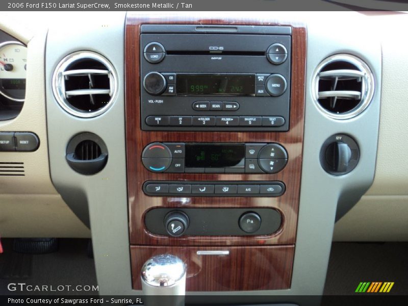 Smokestone Metallic / Tan 2006 Ford F150 Lariat SuperCrew