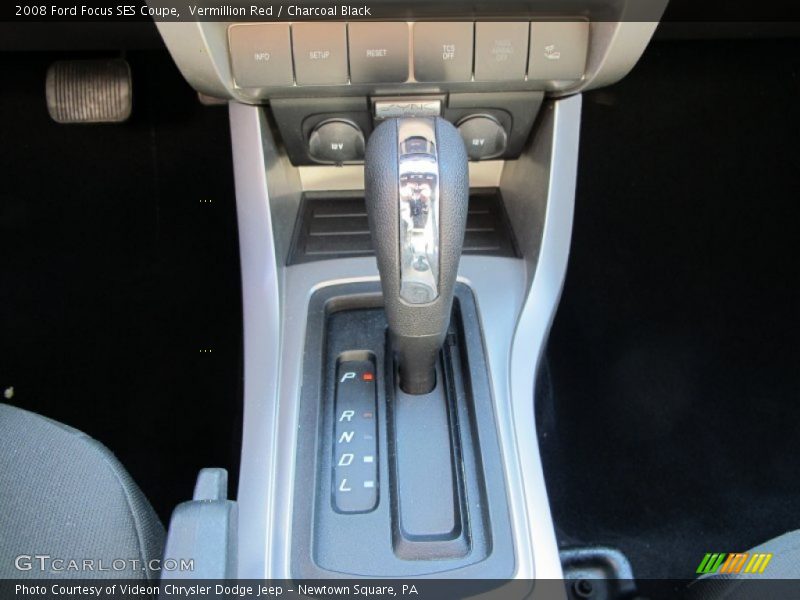 Vermillion Red / Charcoal Black 2008 Ford Focus SES Coupe