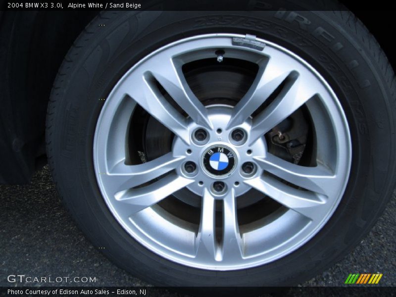 Alpine White / Sand Beige 2004 BMW X3 3.0i