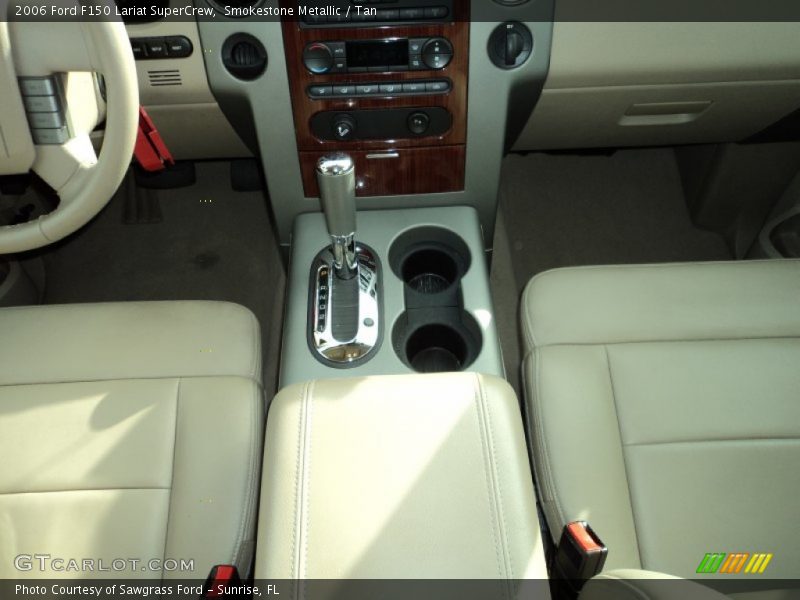 Smokestone Metallic / Tan 2006 Ford F150 Lariat SuperCrew