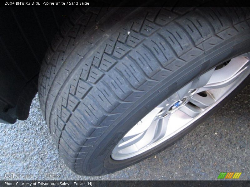 Alpine White / Sand Beige 2004 BMW X3 3.0i