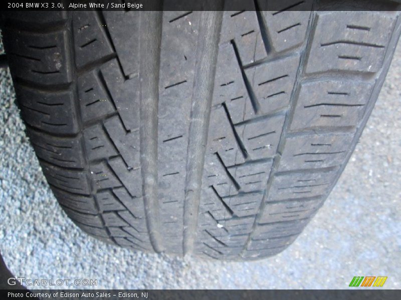 Alpine White / Sand Beige 2004 BMW X3 3.0i