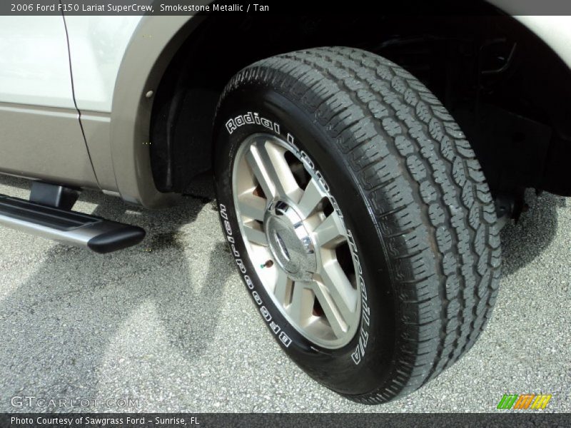 Smokestone Metallic / Tan 2006 Ford F150 Lariat SuperCrew
