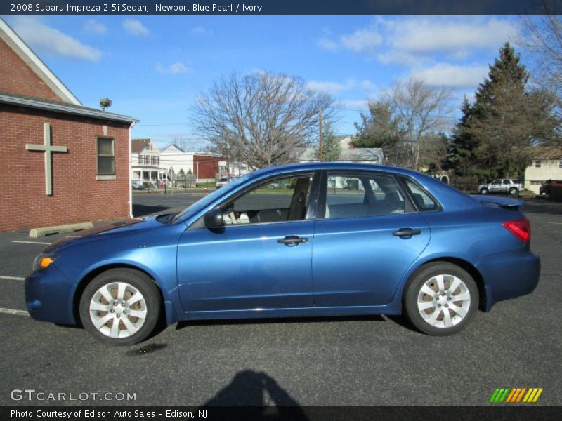  2008 Impreza 2.5i Sedan Newport Blue Pearl