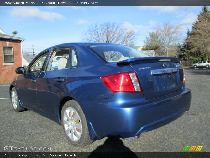  2008 Impreza 2.5i Sedan Newport Blue Pearl