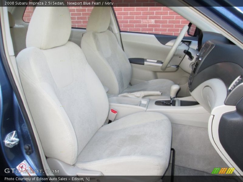Front Seat of 2008 Impreza 2.5i Sedan