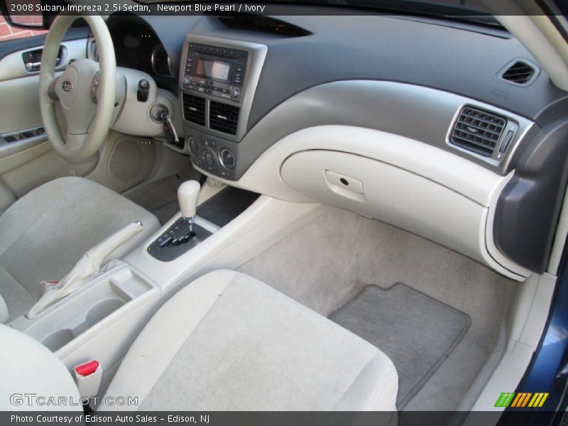 Newport Blue Pearl / Ivory 2008 Subaru Impreza 2.5i Sedan