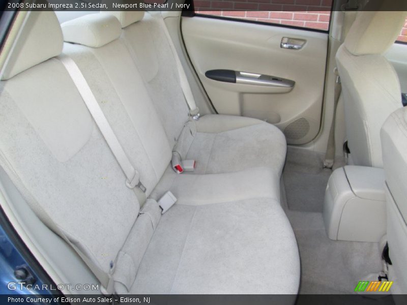 Newport Blue Pearl / Ivory 2008 Subaru Impreza 2.5i Sedan