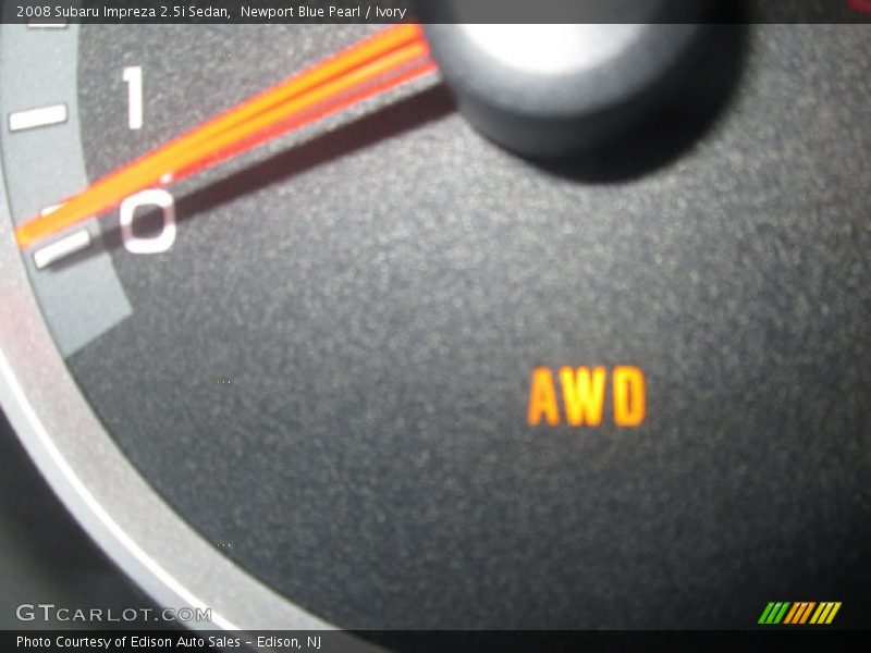 Newport Blue Pearl / Ivory 2008 Subaru Impreza 2.5i Sedan
