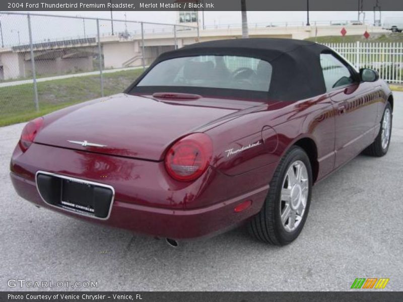 Merlot Metallic / Black Ink 2004 Ford Thunderbird Premium Roadster