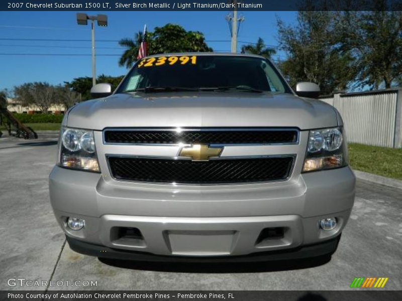 Silver Birch Metallic / Light Titanium/Dark Titanium 2007 Chevrolet Suburban 1500 LT