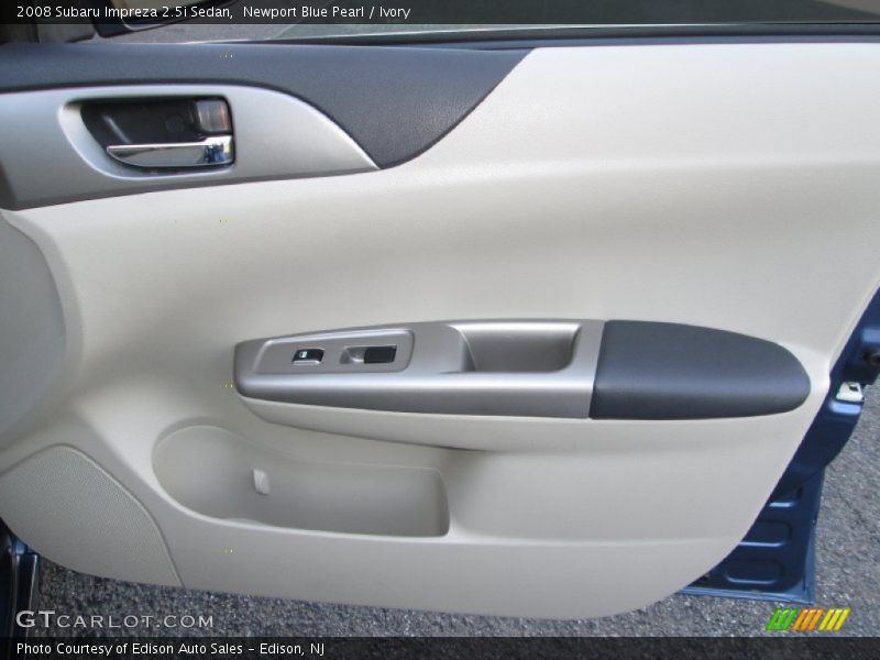Newport Blue Pearl / Ivory 2008 Subaru Impreza 2.5i Sedan