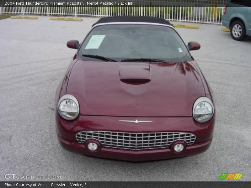 Merlot Metallic / Black Ink 2004 Ford Thunderbird Premium Roadster