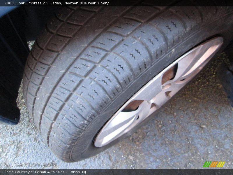 Newport Blue Pearl / Ivory 2008 Subaru Impreza 2.5i Sedan