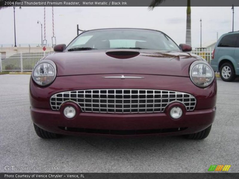 Merlot Metallic / Black Ink 2004 Ford Thunderbird Premium Roadster