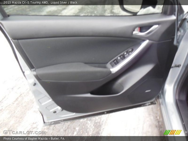 Liquid Silver / Black 2013 Mazda CX-5 Touring AWD