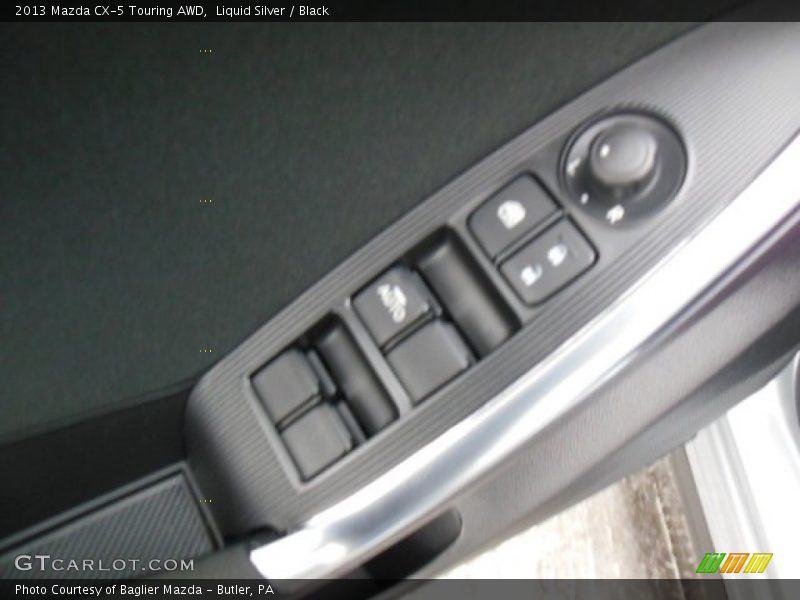 Liquid Silver / Black 2013 Mazda CX-5 Touring AWD