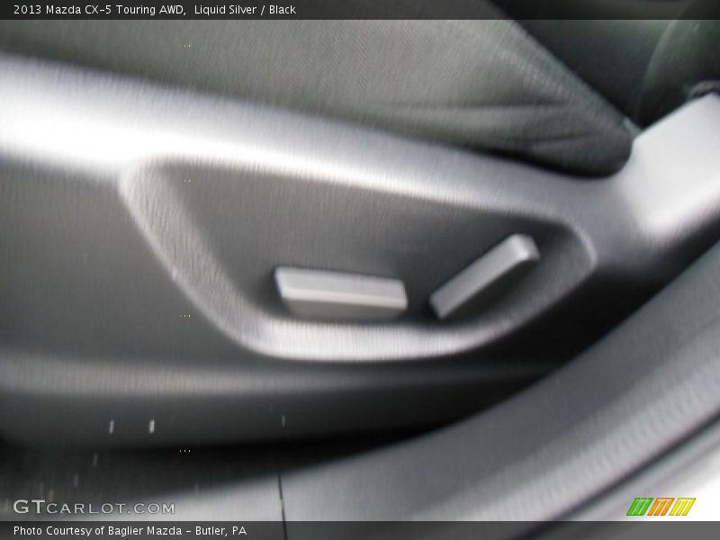 Liquid Silver / Black 2013 Mazda CX-5 Touring AWD