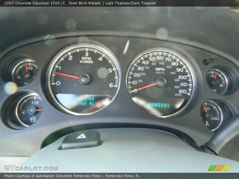 Silver Birch Metallic / Light Titanium/Dark Titanium 2007 Chevrolet Suburban 1500 LT