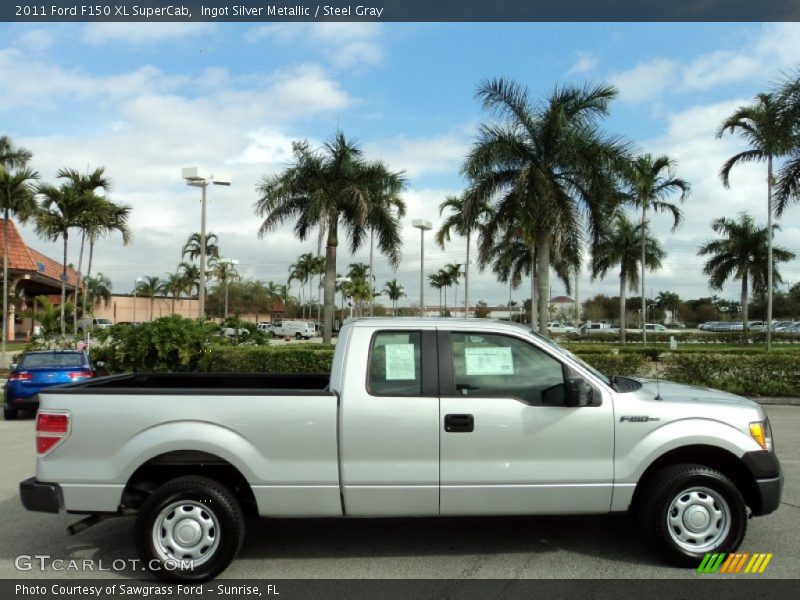  2011 F150 XL SuperCab Ingot Silver Metallic