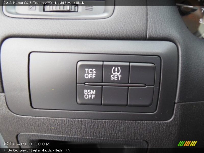 Liquid Silver / Black 2013 Mazda CX-5 Touring AWD