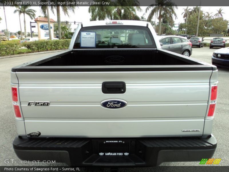 Ingot Silver Metallic / Steel Gray 2011 Ford F150 XL SuperCab