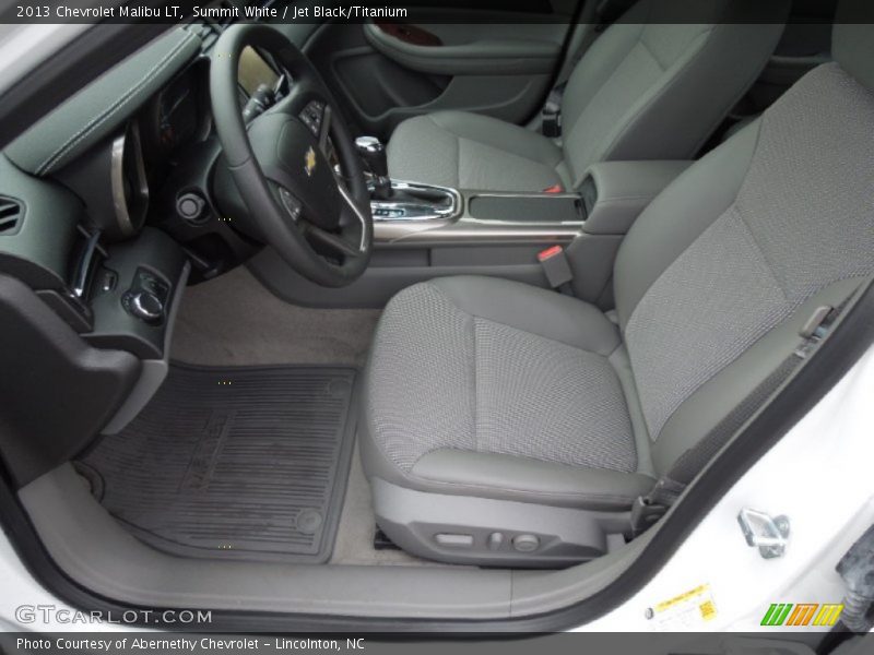 Summit White / Jet Black/Titanium 2013 Chevrolet Malibu LT