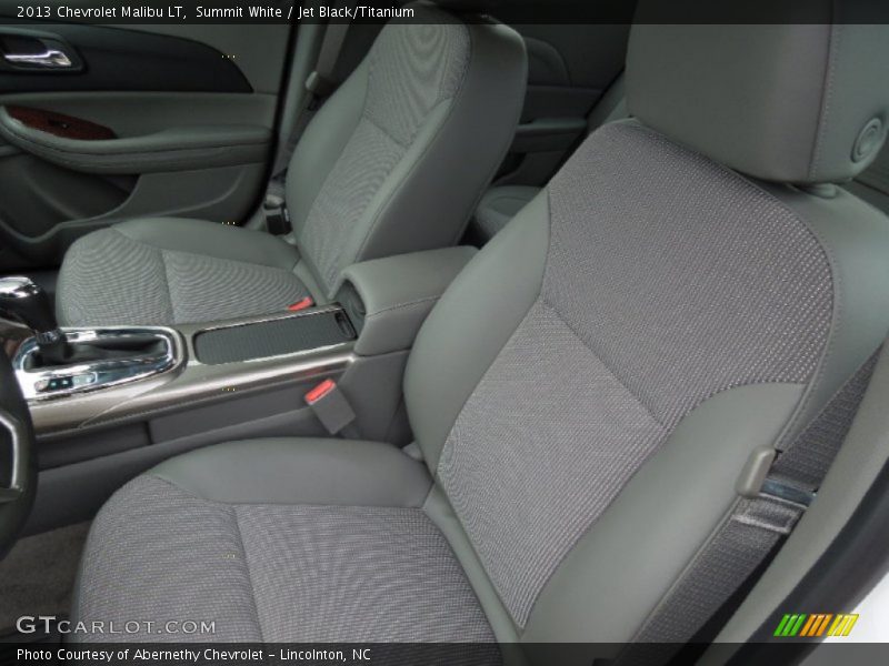 Summit White / Jet Black/Titanium 2013 Chevrolet Malibu LT