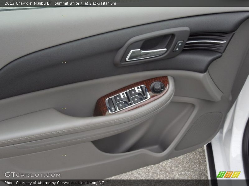 Summit White / Jet Black/Titanium 2013 Chevrolet Malibu LT
