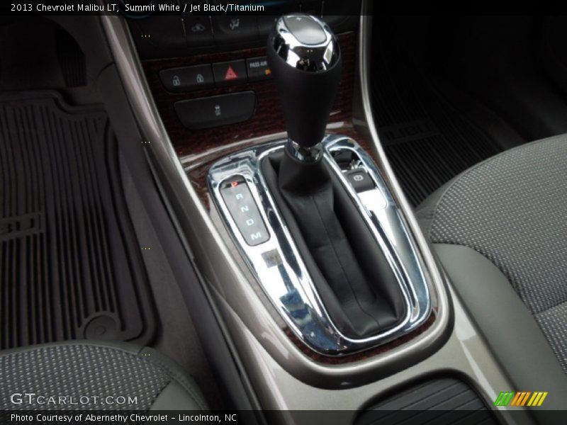 Summit White / Jet Black/Titanium 2013 Chevrolet Malibu LT
