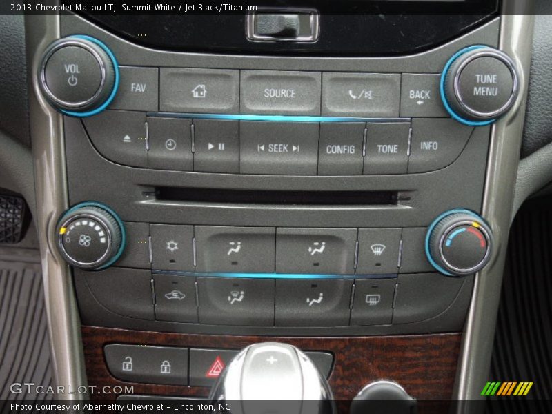 Summit White / Jet Black/Titanium 2013 Chevrolet Malibu LT