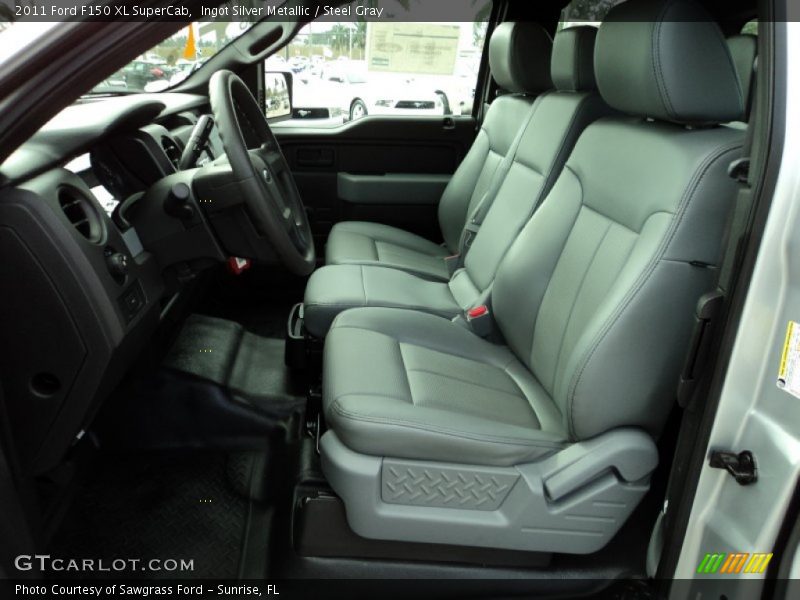 Front Seat of 2011 F150 XL SuperCab
