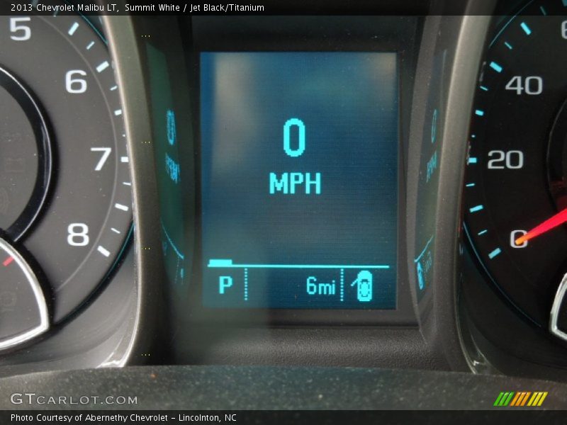Summit White / Jet Black/Titanium 2013 Chevrolet Malibu LT