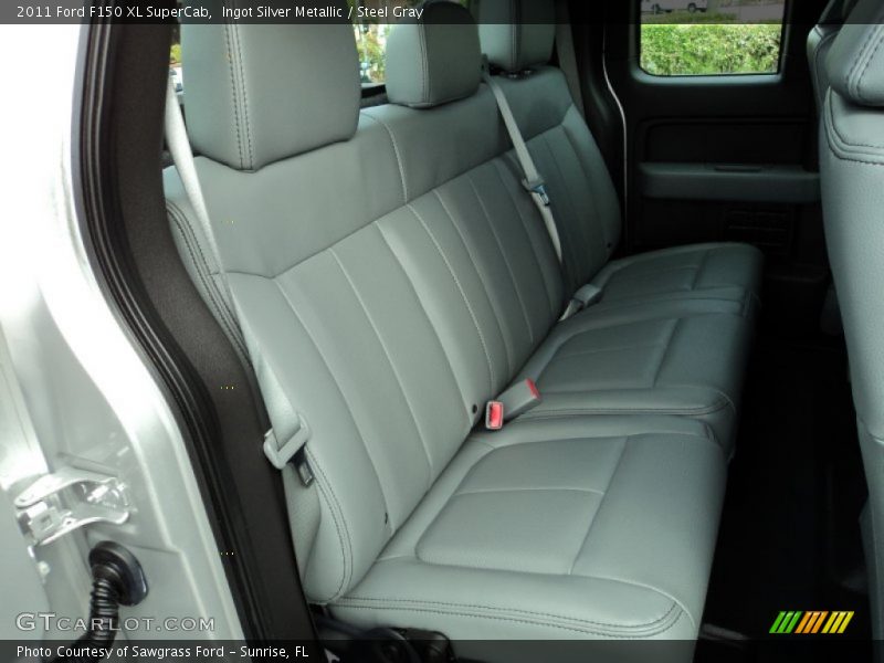 Rear Seat of 2011 F150 XL SuperCab