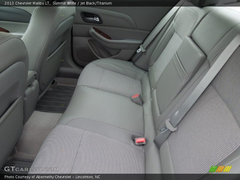Summit White / Jet Black/Titanium 2013 Chevrolet Malibu LT