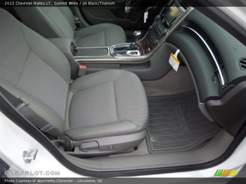 Summit White / Jet Black/Titanium 2013 Chevrolet Malibu LT