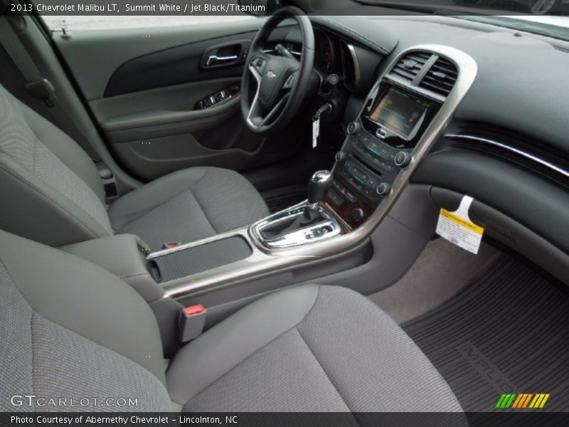 Summit White / Jet Black/Titanium 2013 Chevrolet Malibu LT