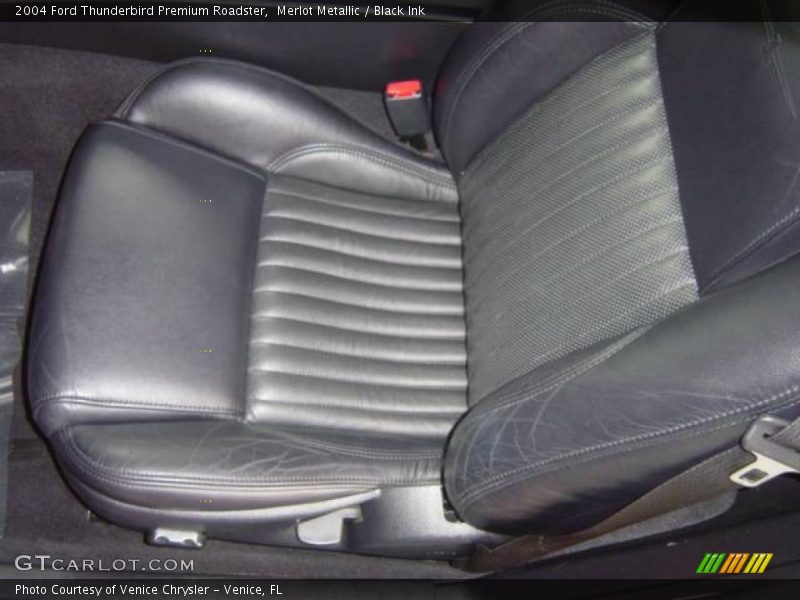 Merlot Metallic / Black Ink 2004 Ford Thunderbird Premium Roadster