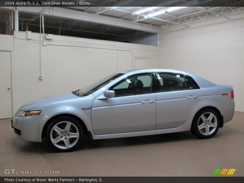 Satin Silver Metallic / Ebony 2004 Acura TL 3.2